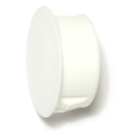 Midwest Fastener 7/8" White Nylon Plastic Flush Head Hole Plugs 6PK 69453